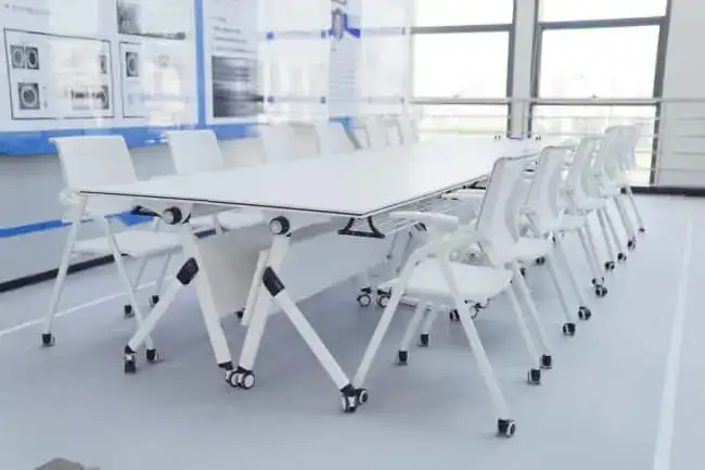 student desks and chairs