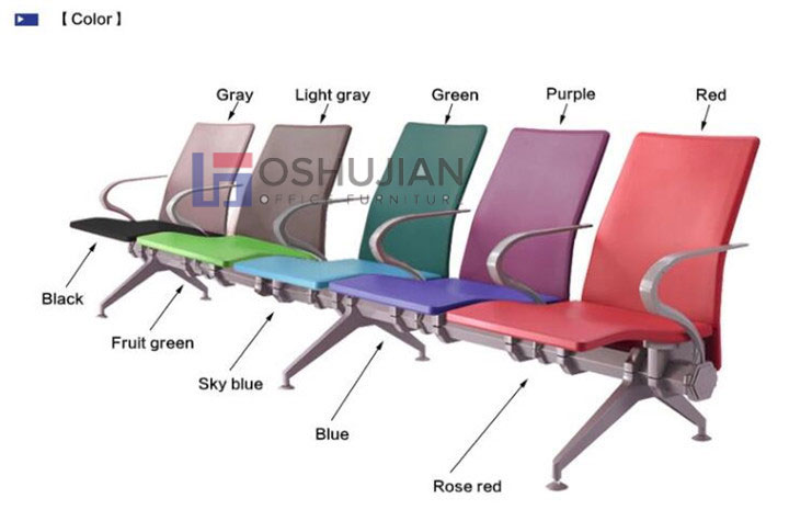 3 seater airport chair