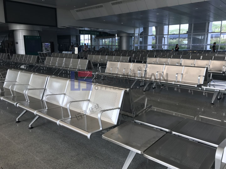 waiting bench, waiting room bench
