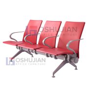 What material is good for trash cans in public spaces, and how to place them?