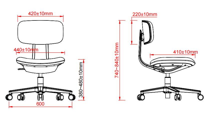 Esd ergonomic lab chair LS31(图1)