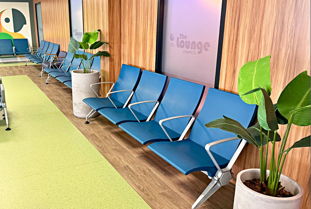 three-seater waiting seats