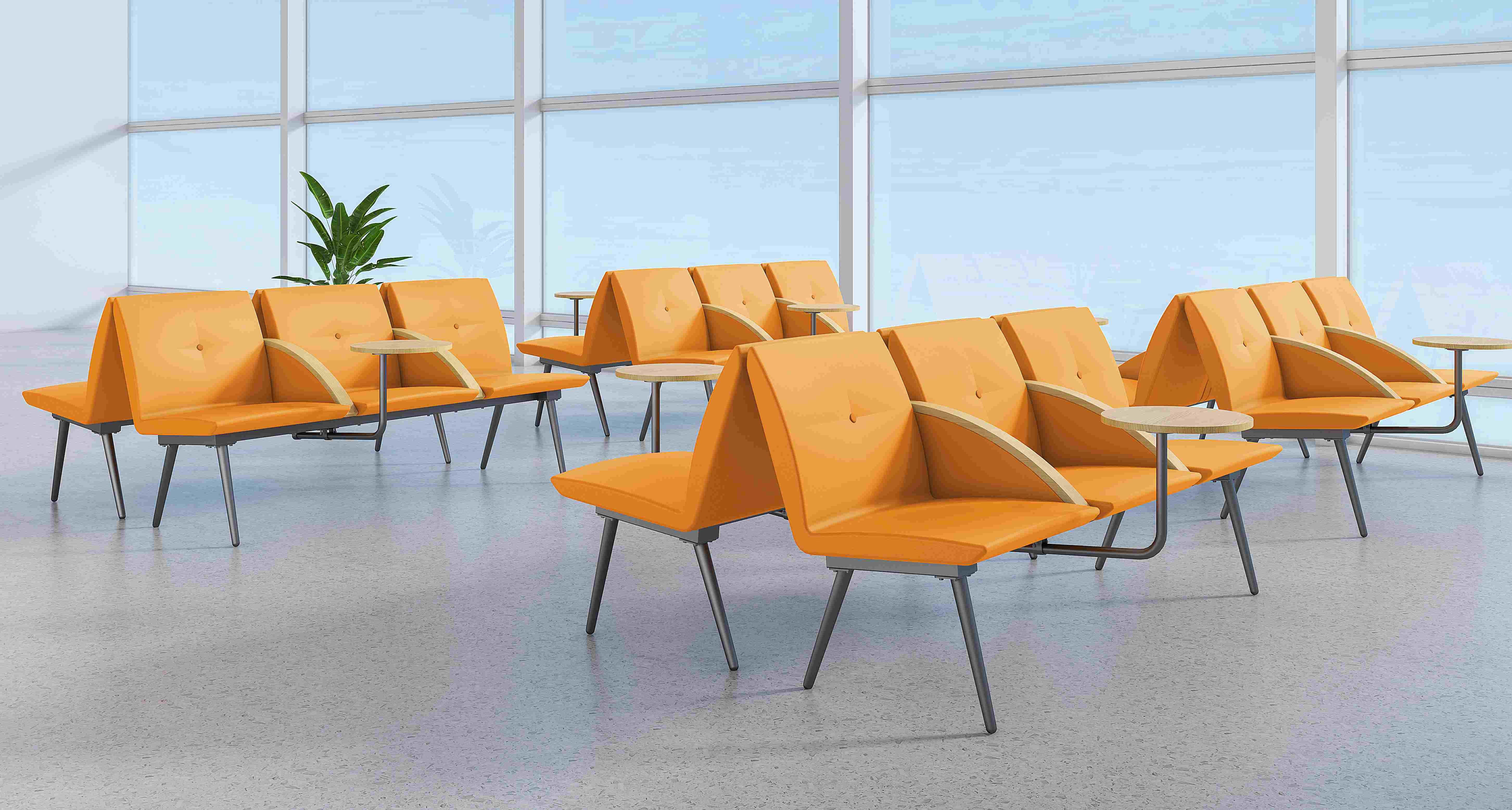 airport waiting sofa