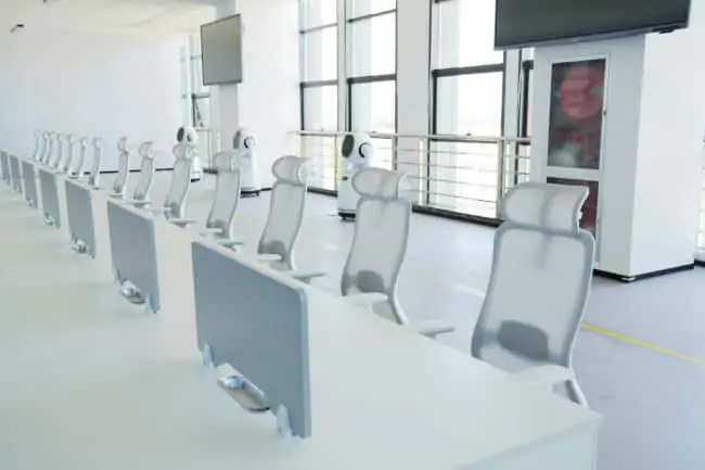 school desk and chair