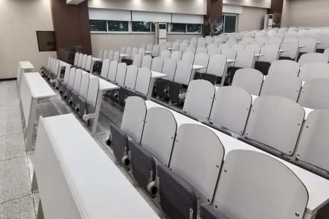 university fixed chair