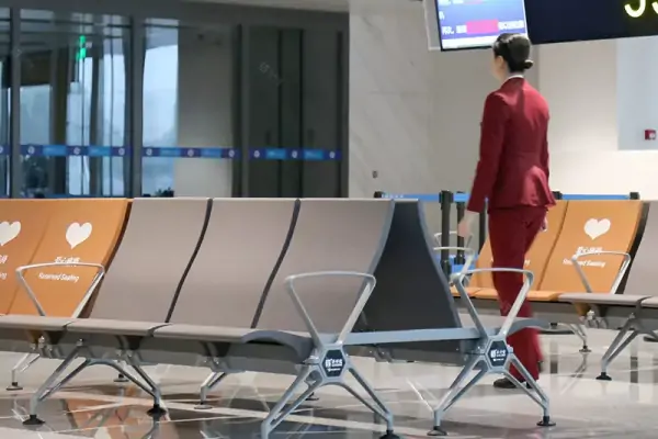 Airport waiting chairs