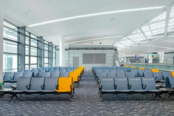 Airport waiting chairs