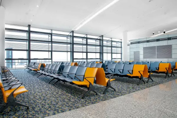 Airport waiting chairs