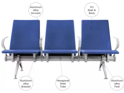 Airport waiting chairs