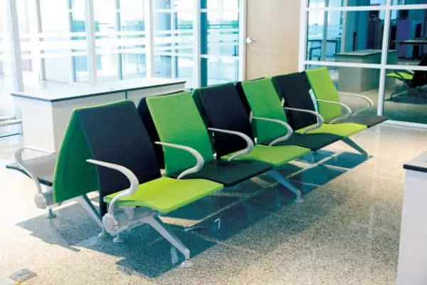 Airport waiting chairs
