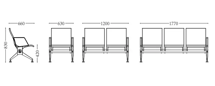 Airport Chair | Airport Bench