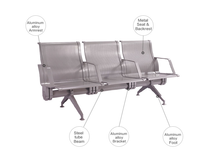 Aluminium Alloy Airport Chair | Waiting Chair