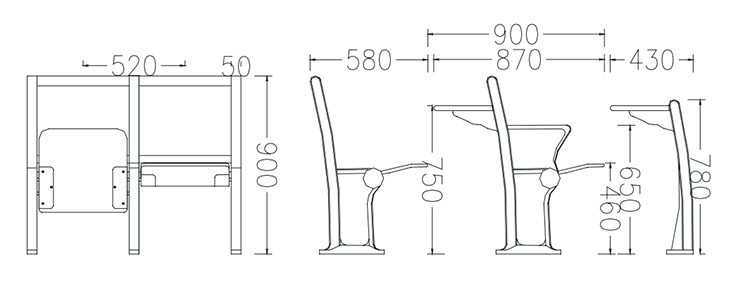 Training Chair SJ3081/SJ3082/SJ3083(图3)