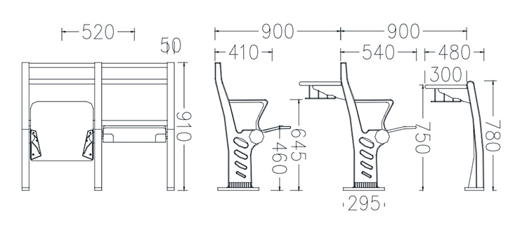 Tranining Chair-SJ3091PU/SJ3092PUF/SJ3093PU(图3)