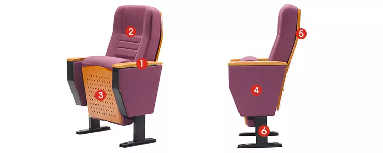 Auditorium seats shop for sale
