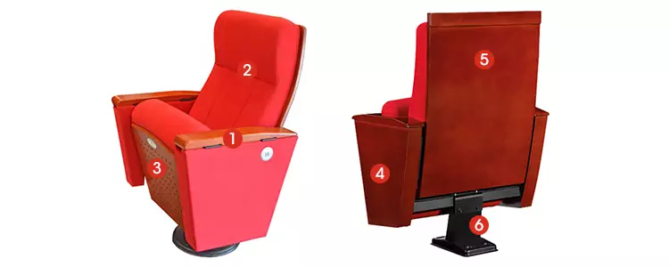 Auditorium chair SJ8625(图1)