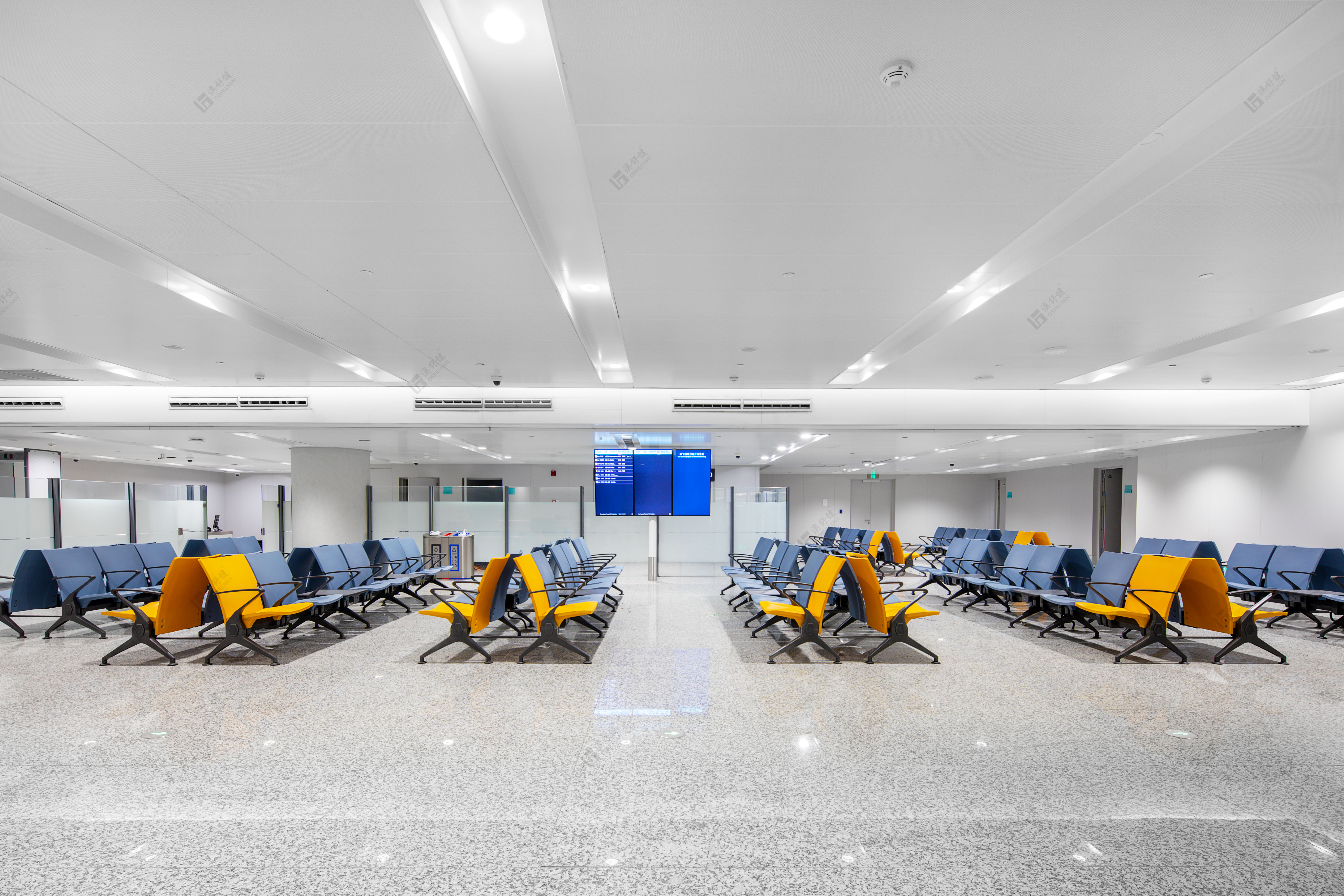 Airport waiting chairs