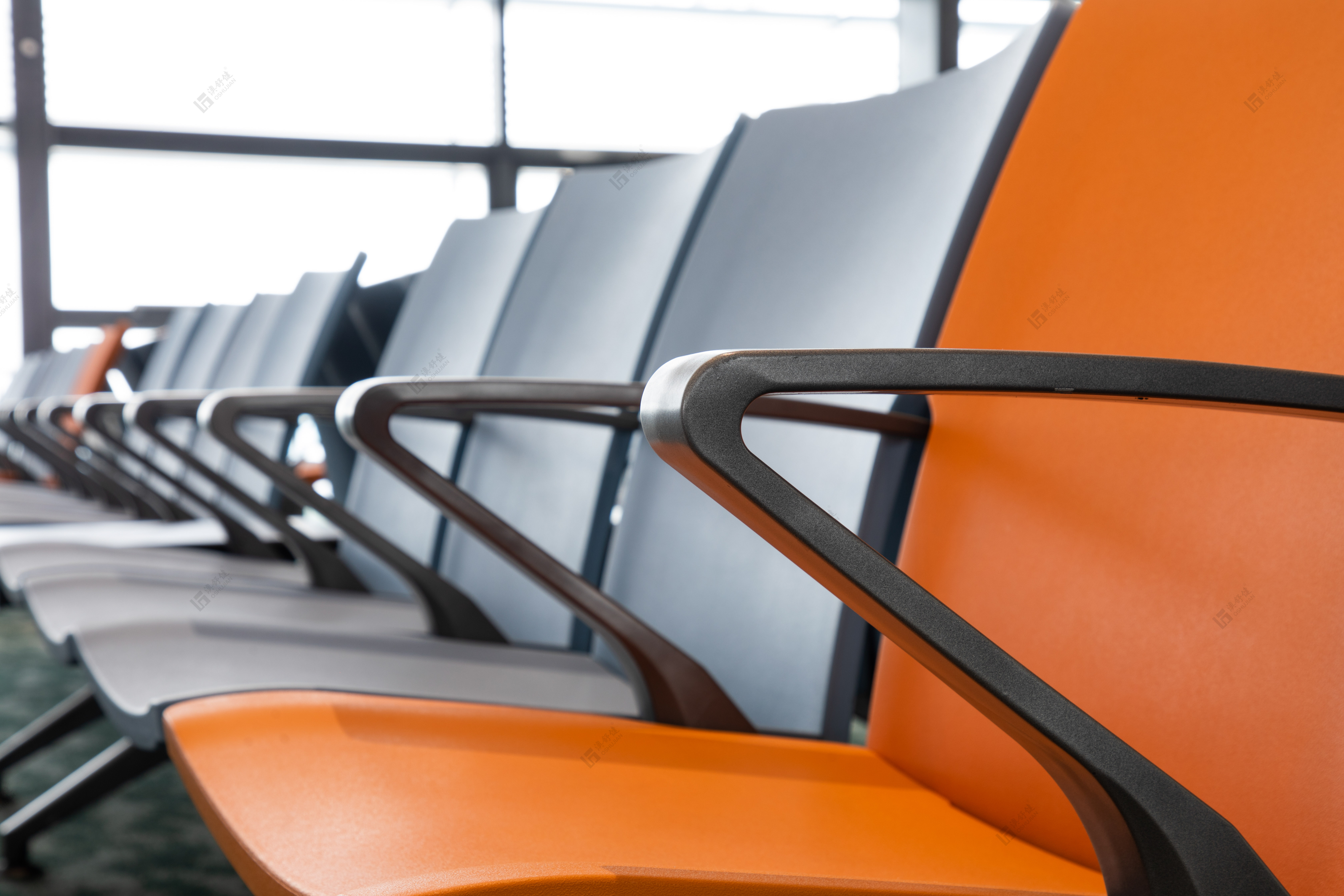 Airport waiting chairs