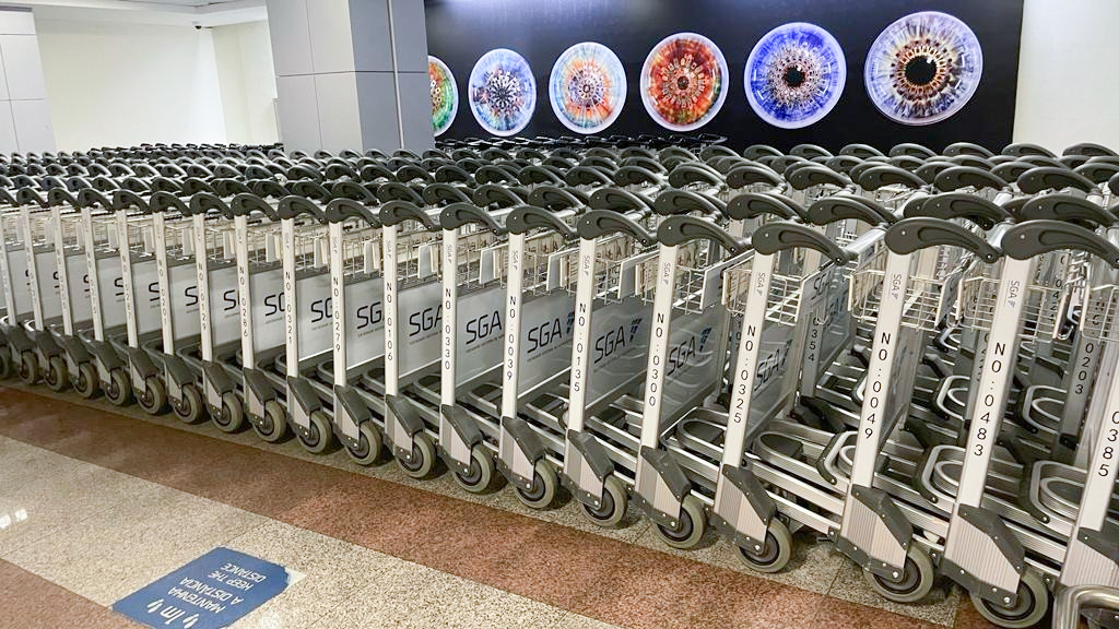 airport trolleys