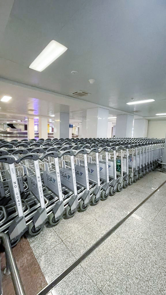 airport trolleys