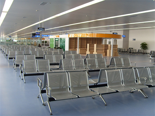 Steel public seats