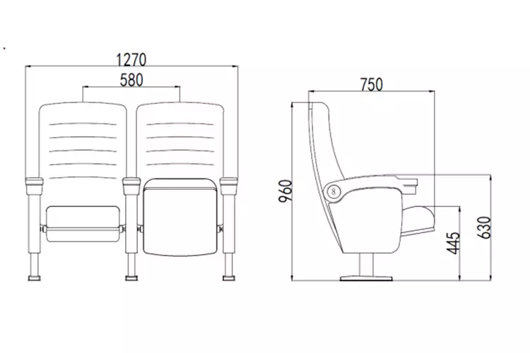 Theater Seating Chair 